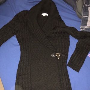Calvin Klein Black Sweater Dress